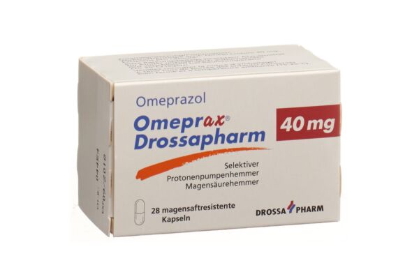 Omeprax-Drossapharm Kaps 40 mg Ds 28 Stk