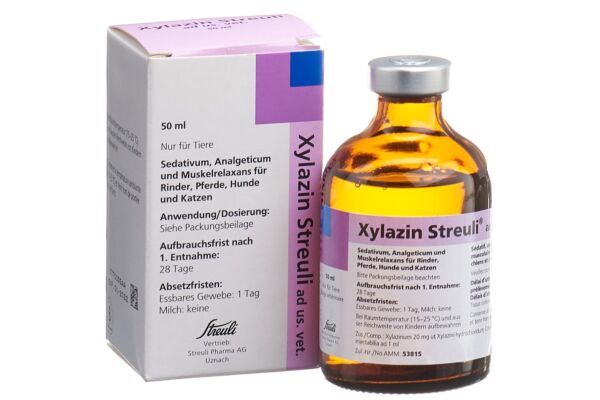 Xylazin Streuli sol inj 20 mg/ml ad us vet. 50 ml