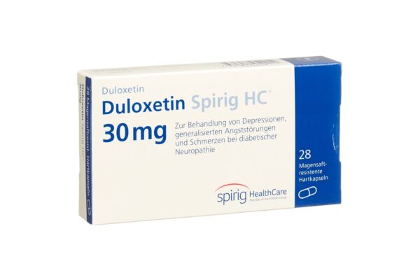 Duloxetin Spirig HC Kaps 30 mg 28 Stk