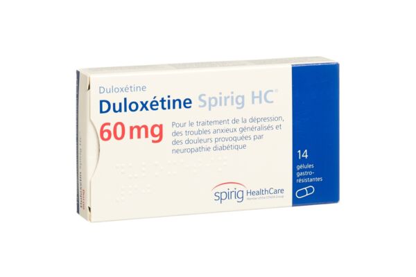Duloxétine Spirig HC caps 60 mg 14 pce