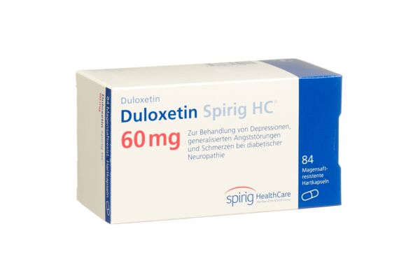 Duloxétine Spirig HC caps 60 mg 84 pce