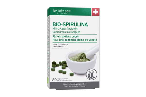 Dünner PhytoWorld Bio Spirulina aktives Leben Tabl NL 80 Stk