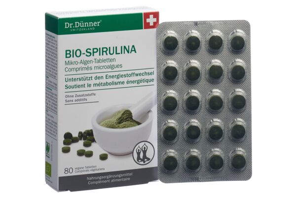 Dünner PhytoWorld Bio Spirulina vitalité cpr NL 80 pce
