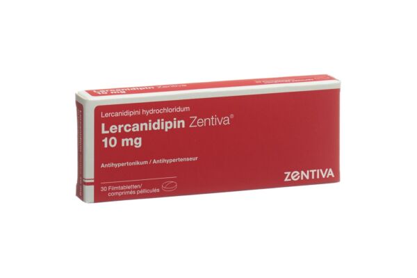 Lercanidipin Zentiva Filmtabl 10 mg 30 Stk