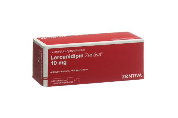 Lercanidipin Zentiva Filmtabl 10 mg 100 Stk