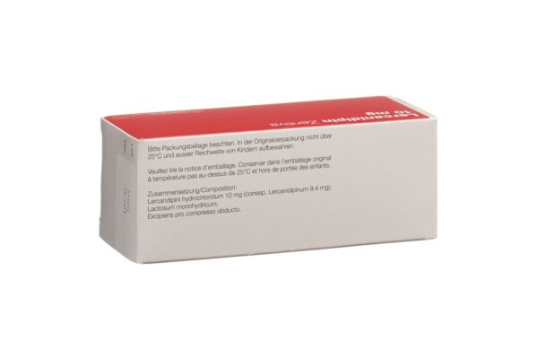 Lercanidipin Zentiva Filmtabl 10 mg 100 Stk
