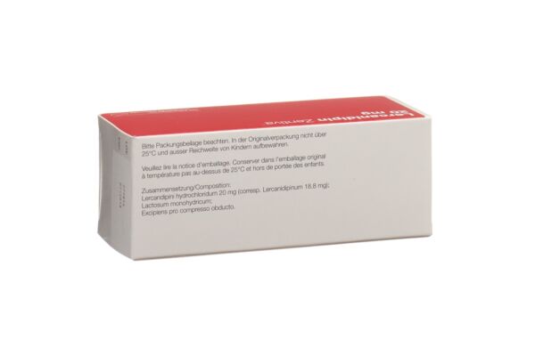 Lercanidipin Zentiva cpr pell 20 mg 100 pce