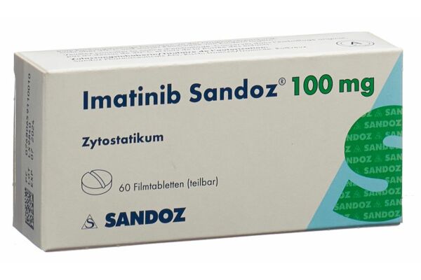 Imatinib Sandoz Filmtabl 100 mg 60 Stk
