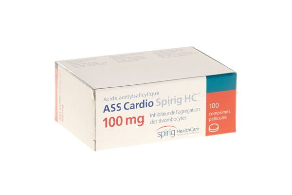 ASS Cardio Spirig HC cpr pell 100 mg 100 pce