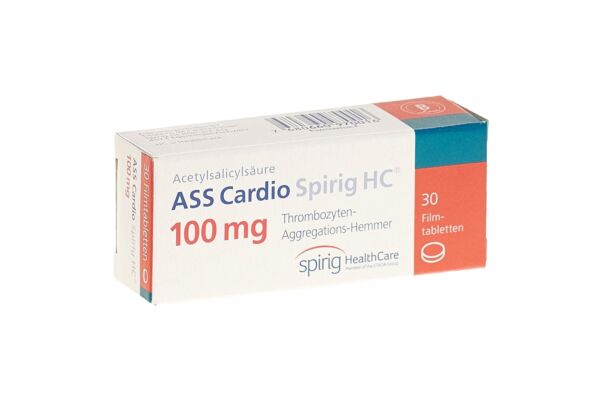 ASS Cardio Spirig HC Filmtabl 100 mg 30 Stk