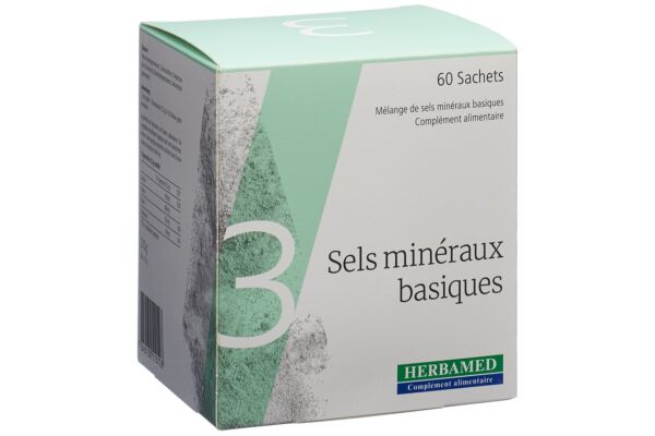 Herbamed Sels minéraux basiques III 60 stick 3.5 g