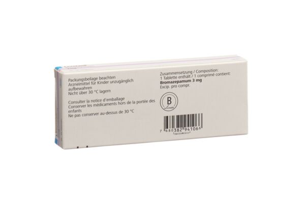 Lexotanil Tabl 3 mg 30 Stk
