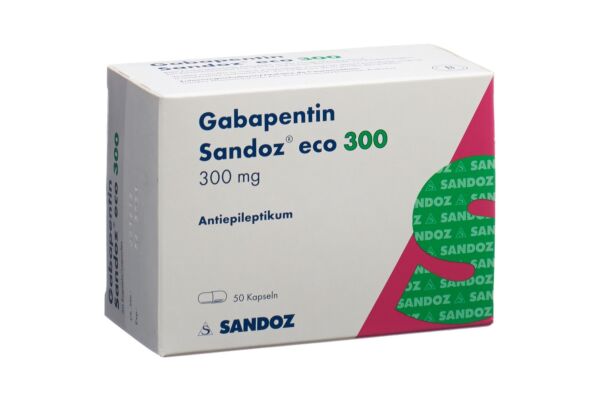 Gabapentin Sandoz eco Kaps 300 mg 50 Stk