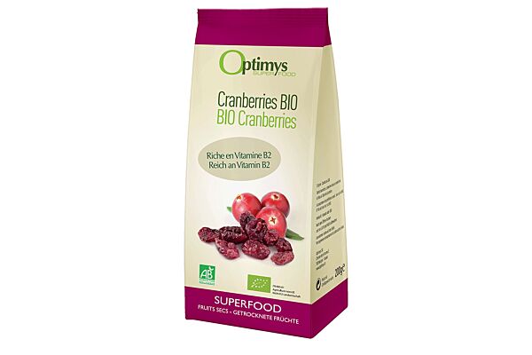 Optimys Cranberries Bio 200 g