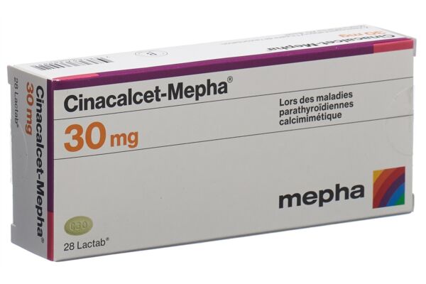Cinacalcet-Mepha cpr pell 30 mg 28 pce