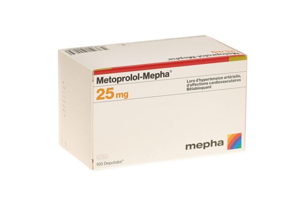 Metoprolol-Mepha depotabs 25 mg 100 pce