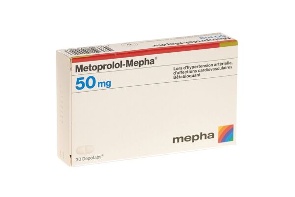 Metoprolol-Mepha Depotabs 50 mg 30 Stk