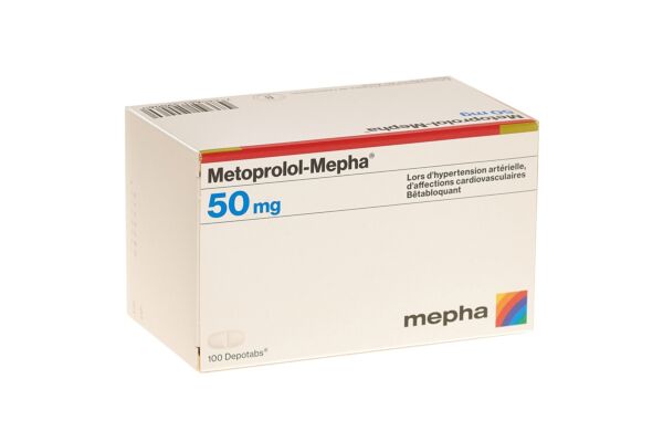 Metoprolol-Mepha Depotabs 50 mg 100 Stk