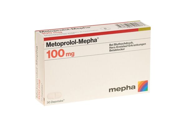 Metoprolol-Mepha Depotabs 100 mg 30 Stk