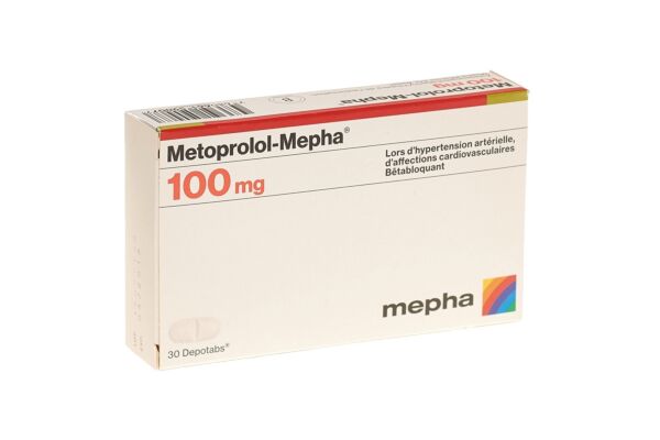 Metoprolol-Mepha depotabs 100 mg 30 pce