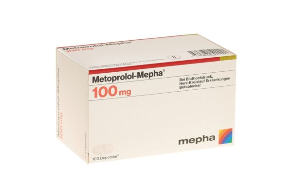 Metoprolol-Mepha Depotabs 100 mg 100 Stk