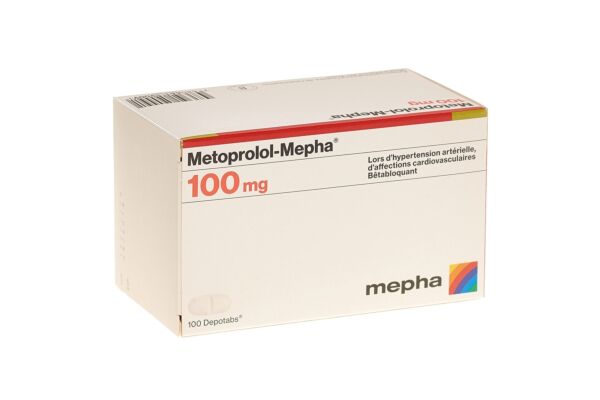 Metoprolol-Mepha depotabs 100 mg 100 pce