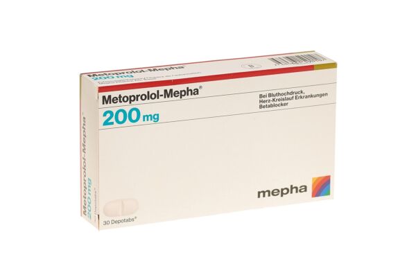 Metoprolol-Mepha Depotabs 200 mg 30 Stk