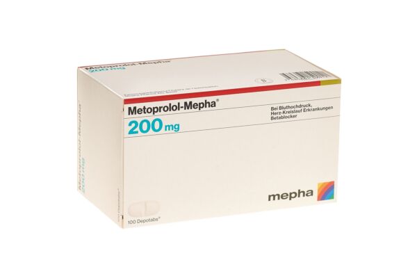 Metoprolol-Mepha Depotabs 200 mg 100 Stk