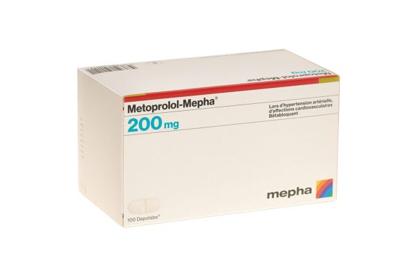 Metoprolol-Mepha depotabs 200 mg 100 pce
