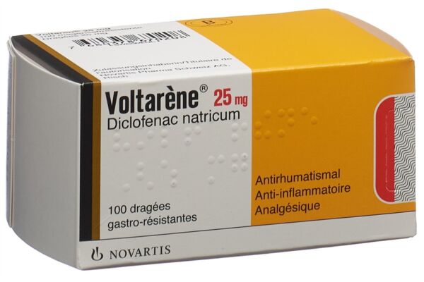 Voltarène drag 25 mg 100 pce