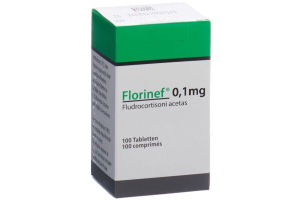 Florinef cpr 0.1 mg bte 100 pce