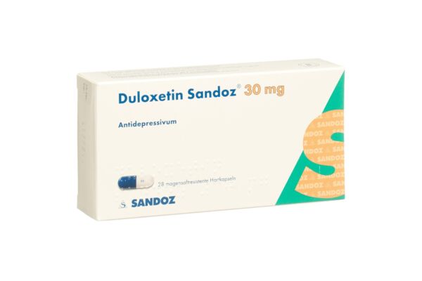 Duloxetin Sandoz Kaps 30 mg 28 Stk