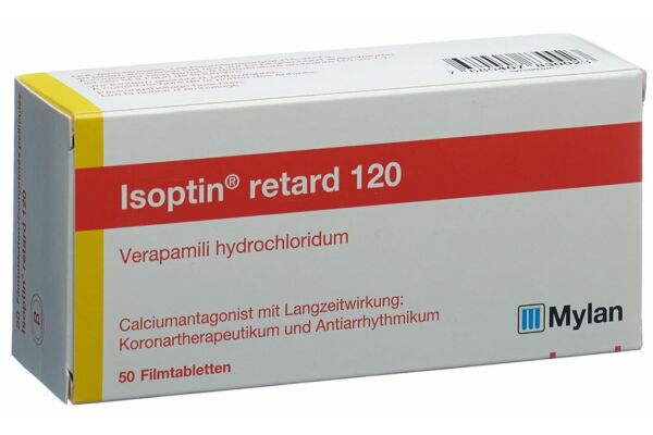 Isoptin retard cpr pell ret 120 mg 50 pce