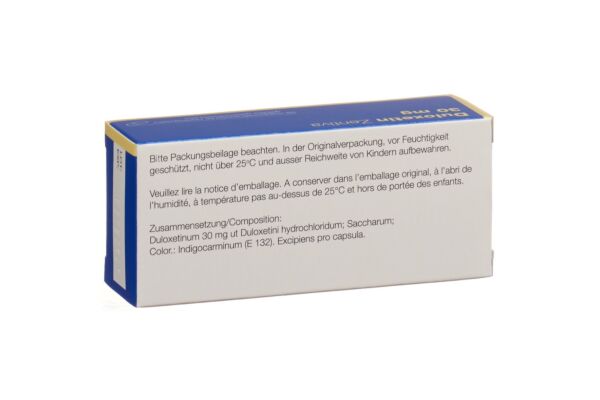Duloxetin Zentiva Kaps 30 mg 28 Stk