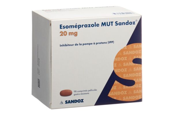 Esomeprazol MUT Sandoz Filmtabl 20 mg 98 Stk