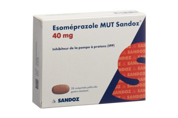Esoméprazole MUT Sandoz cpr pell 40 mg 28 pce