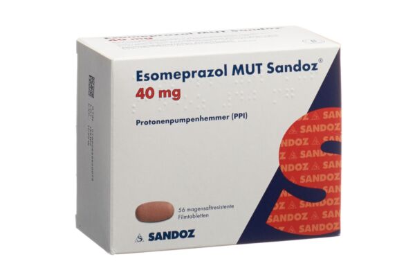 Esomeprazol MUT Sandoz Filmtabl 40 mg 56 Stk