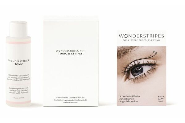 WONDERSTRIPES Beauty Tapes offre découverte tonic & emballage combiné S+M+L