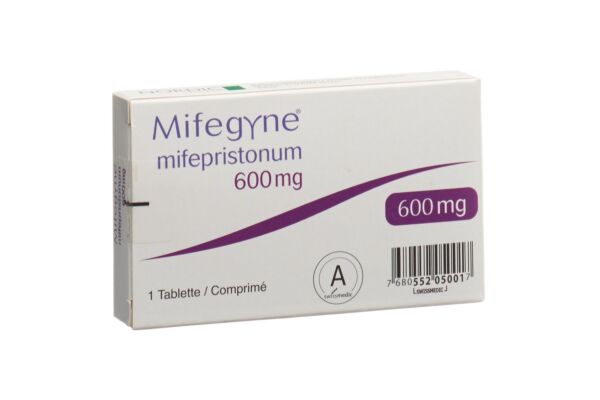 Mifegyne Tabl 600 mg