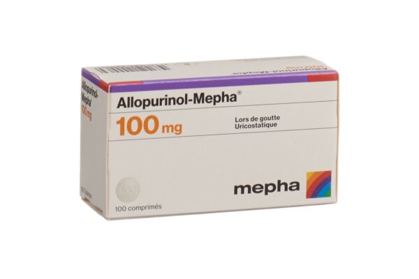 Allopurinol-Mepha cpr 100 mg 100 pce