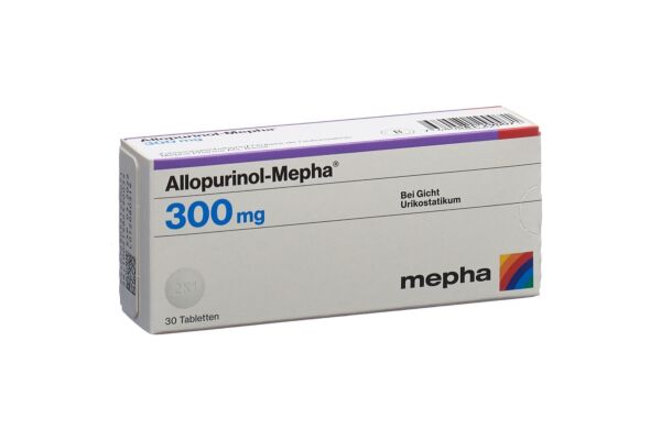 Allopurinol-Mepha cpr 300 mg 30 pce