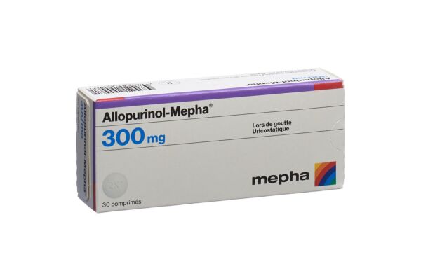 Allopurinol-Mepha Tabl 300 mg 30 Stk