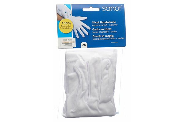 Sanor Tricot Handschuhe M 1 Paar
