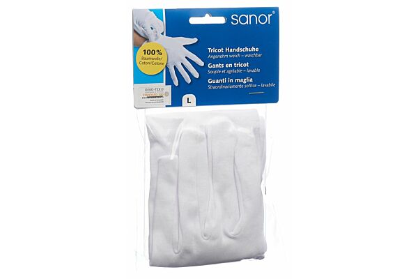Sanor Tricot Handschuhe L 1 Paar
