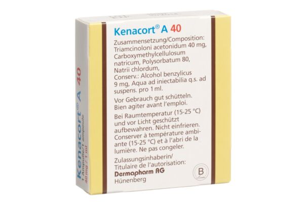 Kenacort-A 40 susp inj 40 mg/ml amp 1 ml