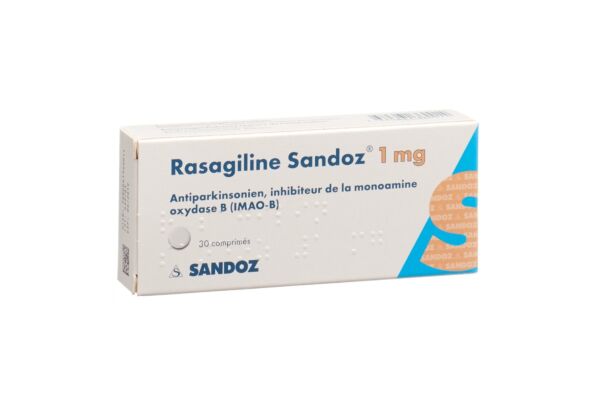 Rasagilin Sandoz Tabl 1 mg 30 Stk