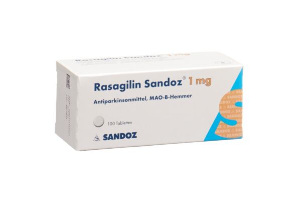 Rasagilin Sandoz Tabl 1 mg 100 Stk
