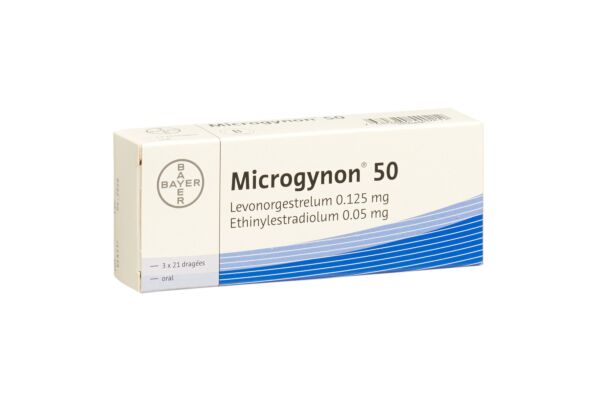 Microgynon 50 Drag 3 x 21 Stk