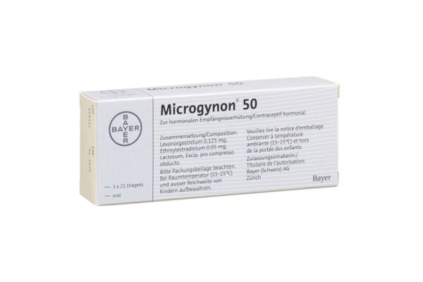 Microgynon 50 drag 3 x 21 pce