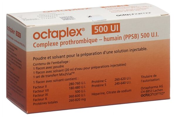 Octaplex 500 subst sèche avec solvant flac
